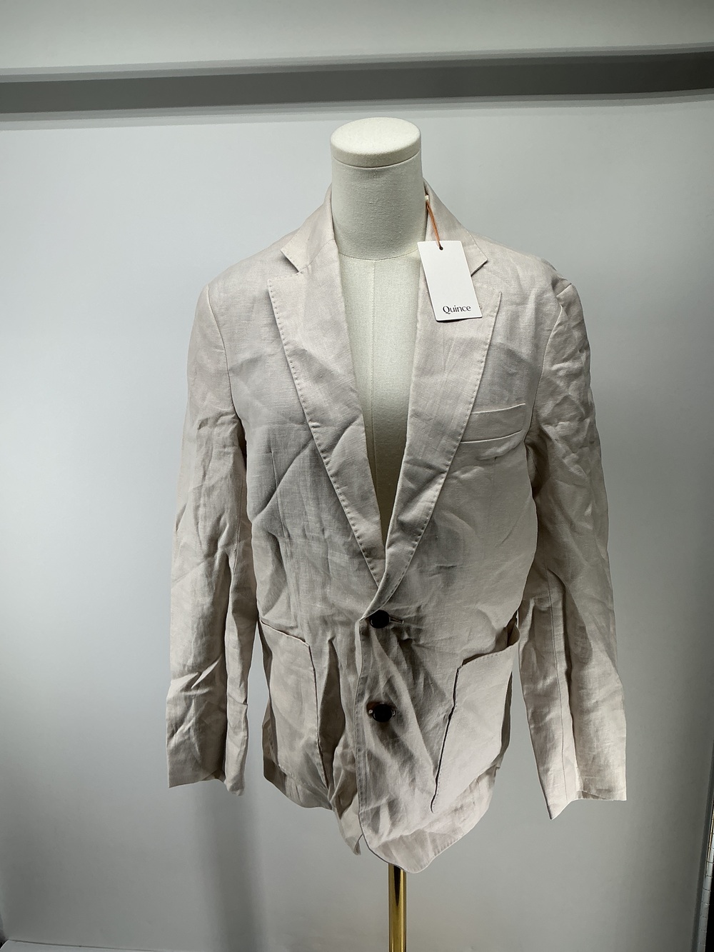 100% European Linen Tailored Blazer
